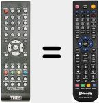 Comandament a distància substitut de B-031-1