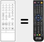 Replacement remote control for INFRARED 1060TS