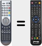 Replacement remote control for RC 1900