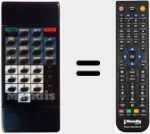 Mando a distancia sustituto de RC 7010
