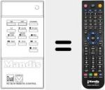 Mando a distancia sustituto de RC 96
