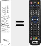 Mando a distancia sustituto de RCS 702