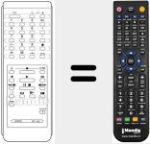 Replacement remote control for RT 102