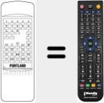 Comandament a dist&agrave;ncia substitut de T 32