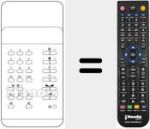 Replacement remote control for TC 1000