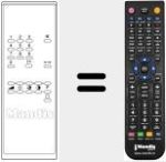 Mando a distancia sustituto de TM 20