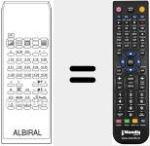 Replacement remote control for TM 99 C