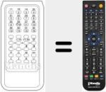 Replacement remote control for TRS 99 / 32