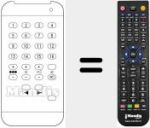 Comandament a distància substitut de US 16