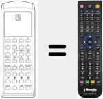 Mando a distancia sustituto de RC 45