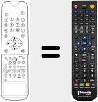 Replacement remote control for RC 613311