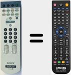 Comandament a distància substitut de RM 334 (147911111)