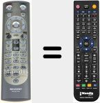 Mando a distancia sustituto de RRMCGA502WJSA