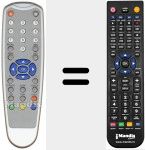 Mando a distancia sustituto de RC 1227