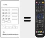 Comandament a distància substitut de RC 200
