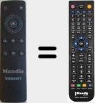 Mando a distancia sustituto de Vega S95