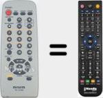 Mando a distancia sustituto de RC-CAS01 (147744412)