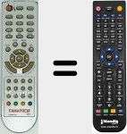 Comandament a distància substitut de CPM-702