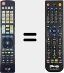 Replacement remote control for AN-CR400 (AKB73756523)