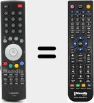 Replacement remote control for CT-865 (75001967)
