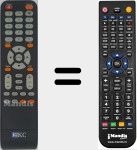 Comandament a distància substitut de KC-3913