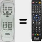 Comandament a dist&agrave;ncia substitut de Mag001