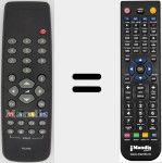 Replacement remote control for MV-RC2000