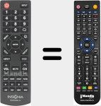 Comandament a distància substitut de NS-RC4NA-14