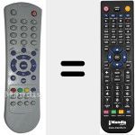 Comandament a distància substitut de TM3702 (631020001531-1)