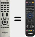 Comandament a distància substitut de RC-305 (098GRASWBNEBYA)