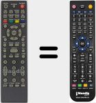 Mando a distancia sustituto de REMCON1443