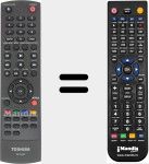 Replacement remote control for SE-R0402