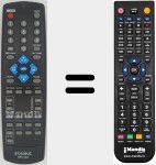 Comandament a distància substitut de SR1443