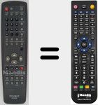 Mando a distancia sustituto de SR-62A