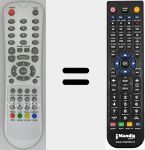 Mando a distancia sustituto de LCD KZG-108