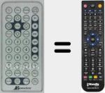 Replacement remote control for REMCON1437