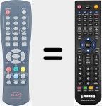 Replacement remote control for ELA001