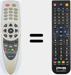 Mando a distancia sustituto de RCD420