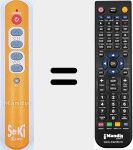 Mando a distancia sustituto de REMCON1911