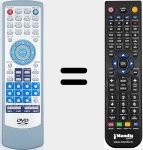Replacement remote control for REMCON1922