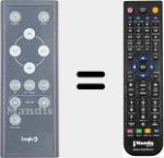 Replacement remote control for WIP027