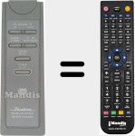 Mando a distancia sustituto de LASER1750