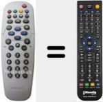 Replacement remote control for REMCON762