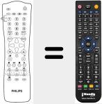 Replacement remote control for REMCON049