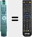 Comandament a dist&agrave;ncia substitut de 6710T00009D