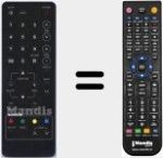 Mando a distancia sustituto de RJ2301E