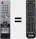 Mando a distancia sustituto de RC L-06 (8484401)