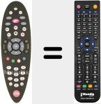 Replacement remote control for REMCON1252