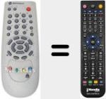 Mando a distancia sustituto de REMCON1306