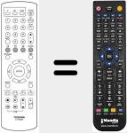Replacement remote control for CT 90005